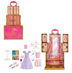 Mattel Universal Pictures’ Wicked Glinda’s Glamorous Closet with 2 Unique Looks